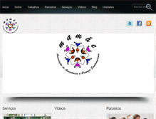 Tablet Screenshot of mamae.org.br